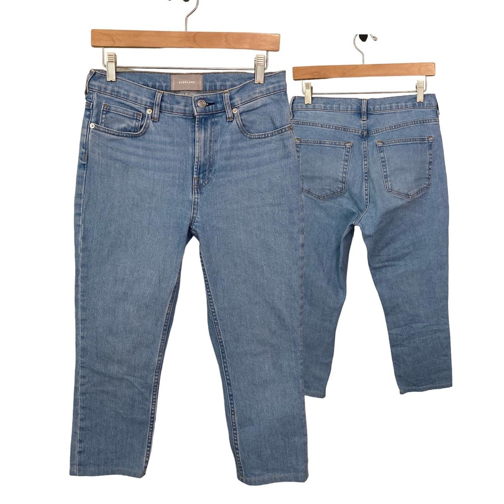 Everlane Cropped Blue Jeans Size 8 Regular